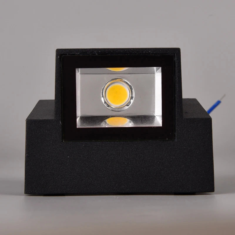 Home Decor 5W 15W LED Wall Light Indoor Outdoor Waterproof Aluminum Three-head Wall Lamp for Garden Porch Bedroom Stairs Lights